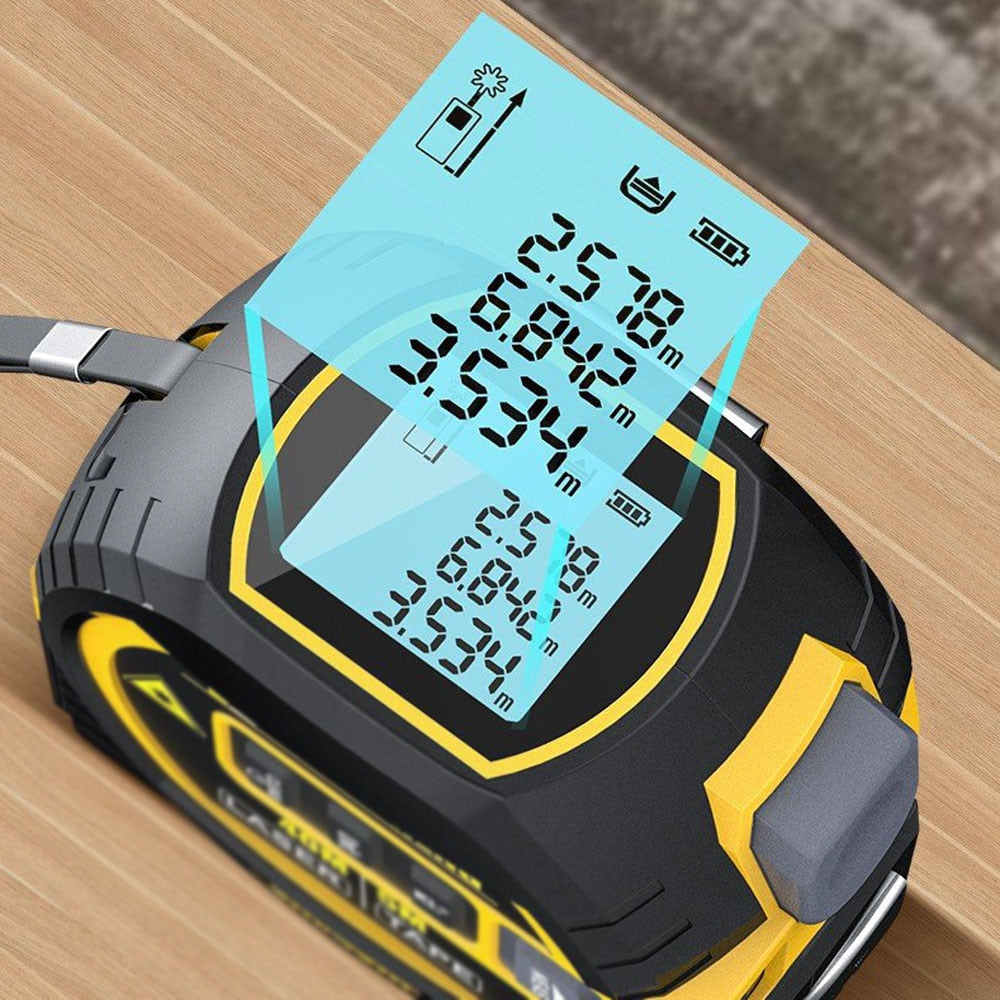 Trinity Tool™ - 3-in-1 Laser Tape Measure - Faytton